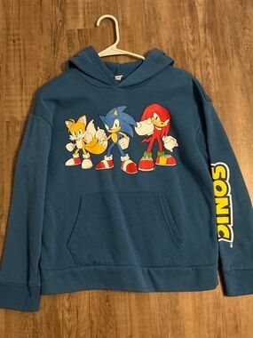 Old Navy Kids Sonic the Hedgehog Graphic Pullover Hoodie, size XL( youth)